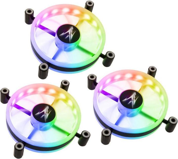 Zalman ZM-LF120A3 computer cooling component For computer case Fan 12 cm Black, White (120 mm, 1x)