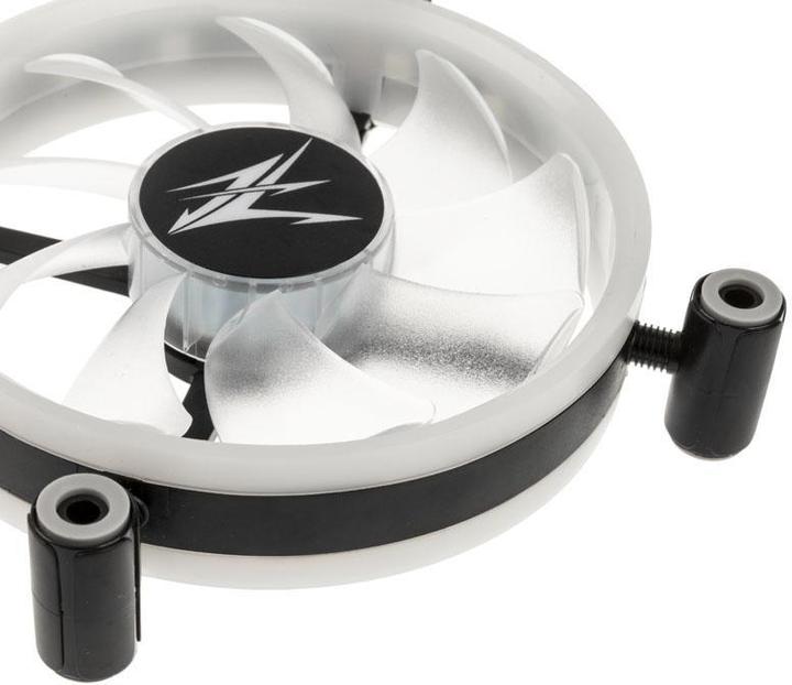 Produktbild Zalman ZM-LF120A3 computer cooling component For computer case Fan 12 cm Black, White (120 mm, 1x)