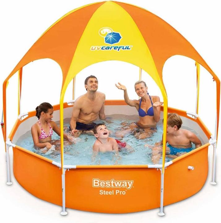 Produktbild Bestway Steel Pro Pool mit UV-Sonnenschutz