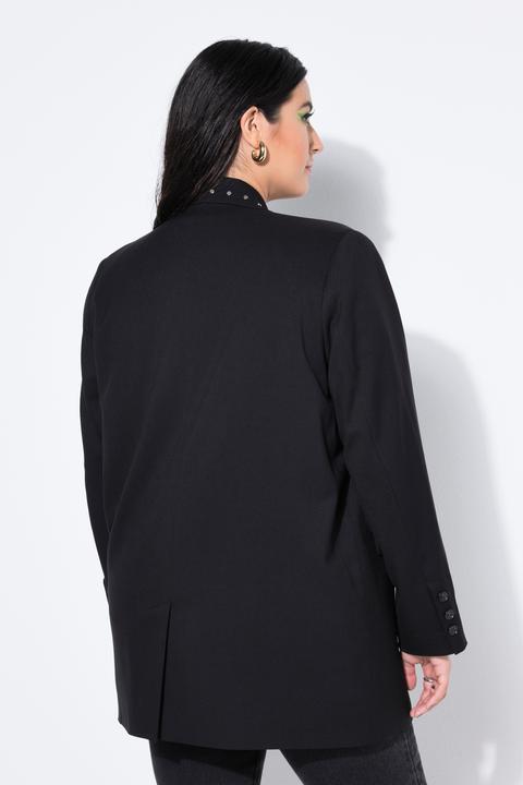 Actual product image Studio Untold Blazer, oversized, decorative rivets on lapel collar (46)