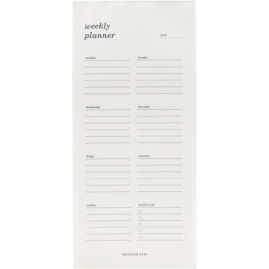 Monograph, Agenda, Wochen-Notizkalender (Hoch, Deutsch)