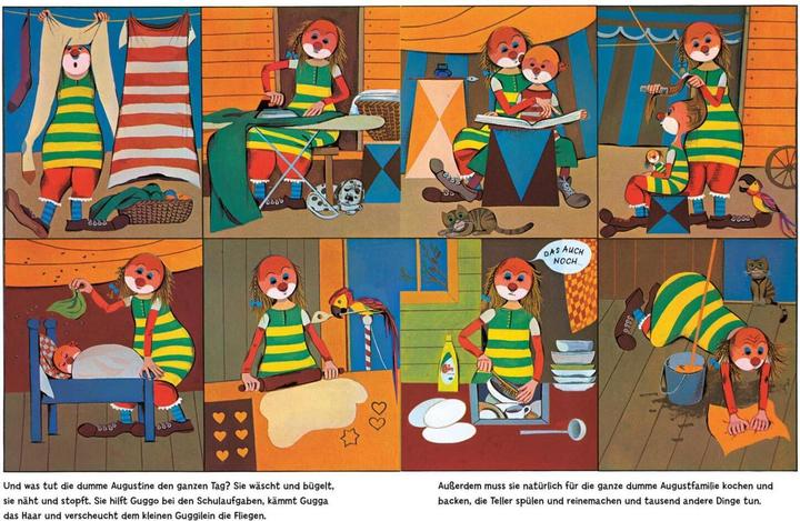 Actual product image Die dumme Augustine (German, Herbert Lentz, Otfried Preussler, 2022)