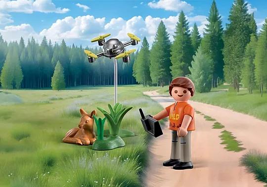 Actual product image Playmobil 71880 Rehkitz-Rettung mit Drohne (71880)