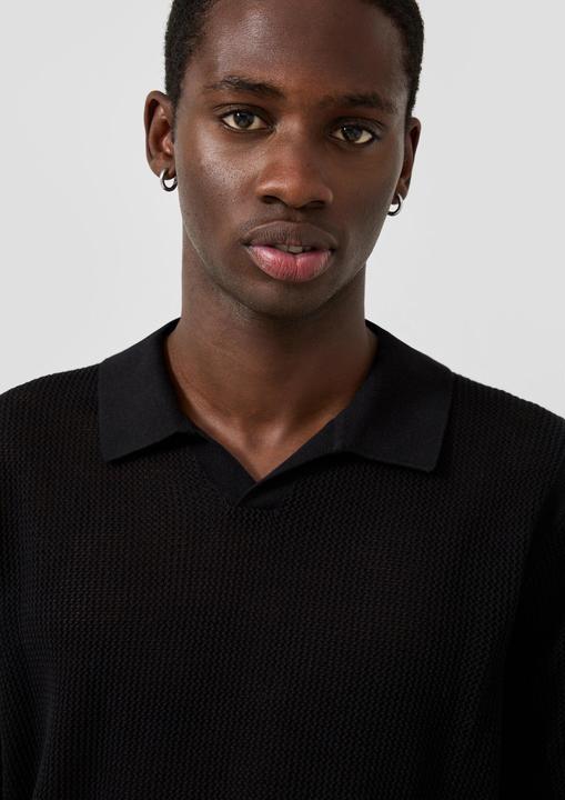 Produktbild s.Oliver Strick-Poloshirt (M)