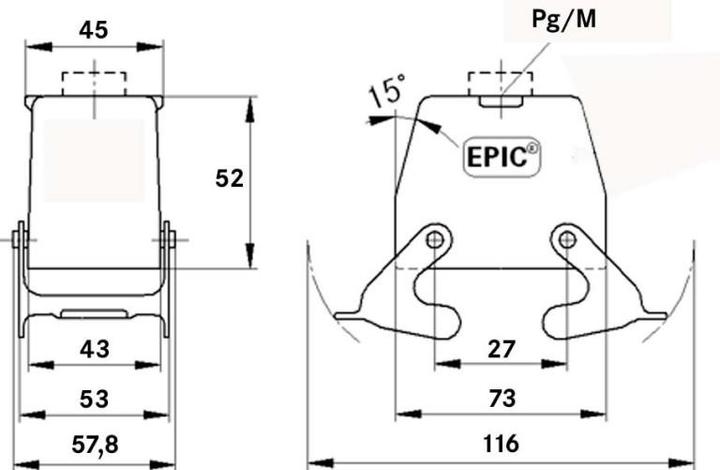 Produktbild Lapp Tüllengehäuse M20 EPIC® H-B 10