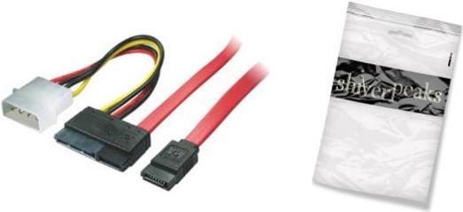 Produktbild Shiverpeaks 0.5m SATA 0.5m SATA 22-pin SATA 7-pin + 4-pin Molex Schwarz