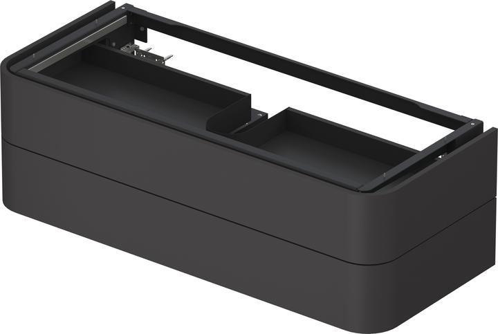 Actual product image Duravit Happy D.2 Plus Vanity unit for wall-mounted console, 1300x550 mm, 2 drawers, for top-mounted