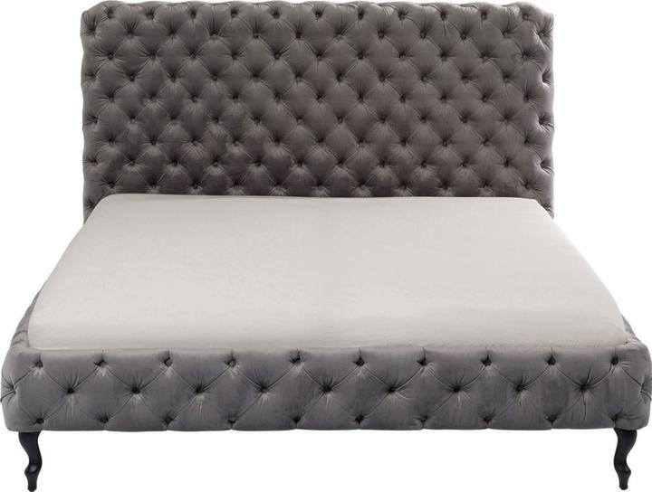 Produktbild Kare Design Bett Desire Silbergrau Hoch 180x200 cm (180 x 200 cm)