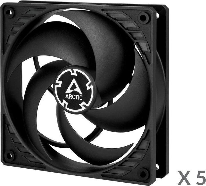 Actual product image Arctic DUPLIKAT P12 Value Pack For computer case Cooler 12 cm Black (120 mm, 1 x)