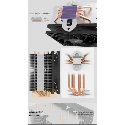 Thumbnail - Zalman Performa ST CPU cooler (CNPS10X) (135 mm), CPU Kühler, Silber