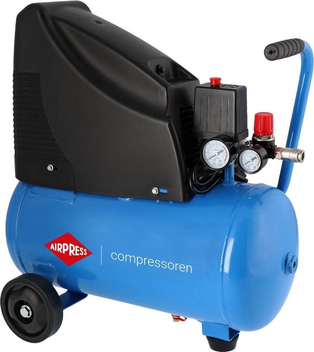 Airpress 36741-K1 - Olievrije Compressor HLO 215-25 8 bar 1,5 pk 172 l/min 24 l (24 l, 8 bar)
