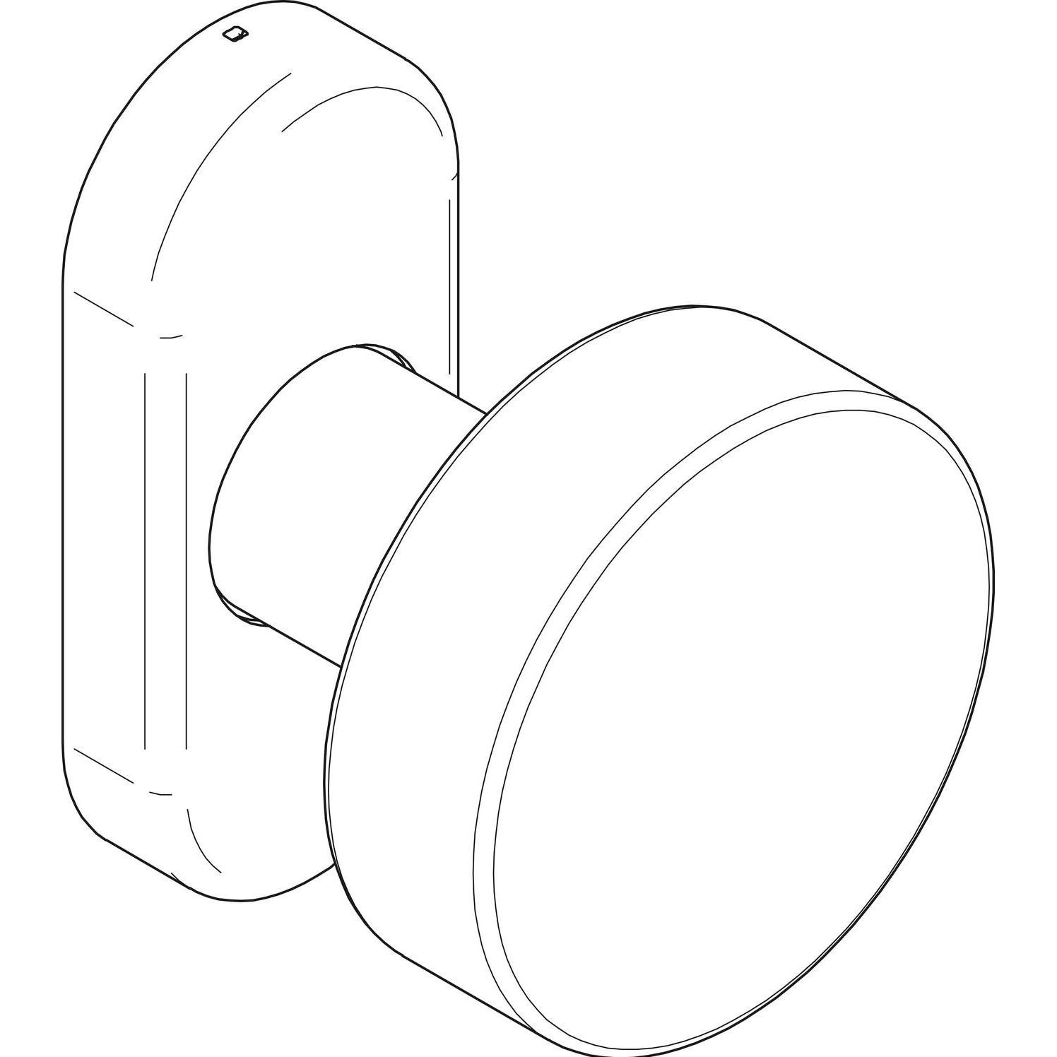 Thumbnail - Ogro, Türgriff + Fenstergriff, Türknopf RENOVI 3020 O FS, Rosette 30x68x10, gerader Knopf, Edelstahl matt (Türknopf)