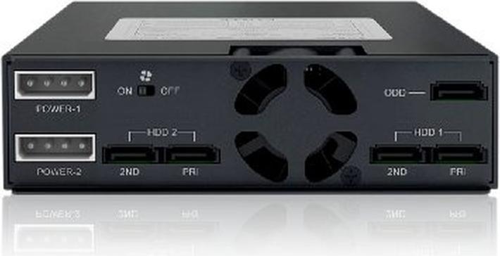 Produktbild Icy Dock MB994IPO-3SB 2-Bay 2.5" Backplane, Slim ODD 5.2"