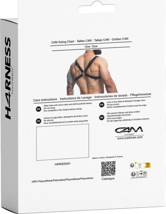 Productafbeelding Cut4men C4m Schwarzes Party-Geschirr, Einzelgrösse (Eén maat voor iedereen)