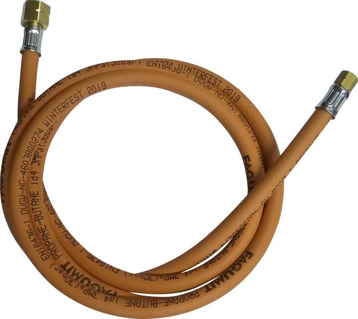Immagine prodotto Borrmann Brenner Tubo flessibile ad alta pressione per gas propano, 30 bar, lunghezza 6 m (6 m, 4 mm)