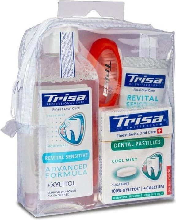 Actual product image Trisa travel set
