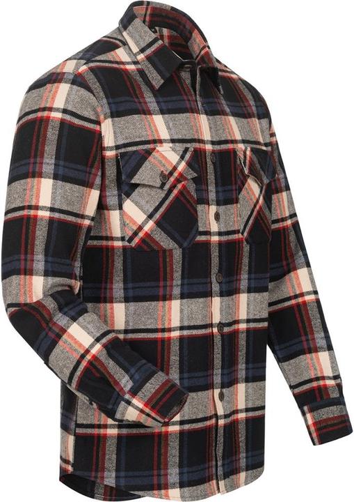 Produktbild Craftland Flanellhemd TURRELL Grösse XXL schwarz/marine/beige/rot kariert (XXL)