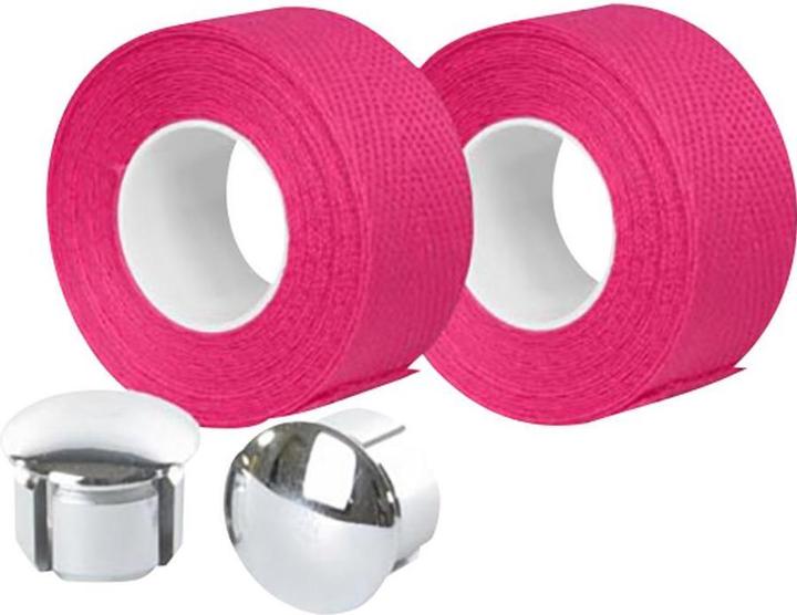 Image du produit Velox Guidoline Tressostar 90 Bande de guidon en coton (rose)