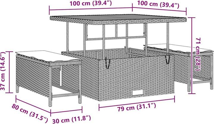 Produktbild vidaXL Maia