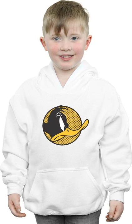 Actual product image Looney Tunes Boys Daffy Duck Dotted Profile Hoodie (128)
