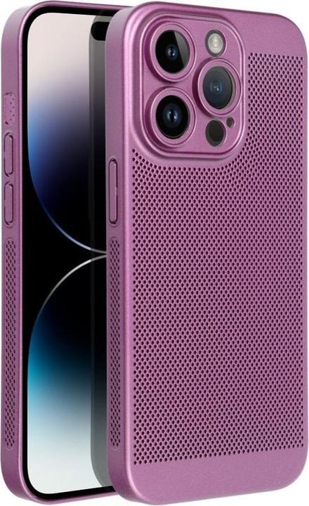 Actual product image OEM Back panel cover BREEZY case for IPHONE 17 purple (Apple iPhone 17)