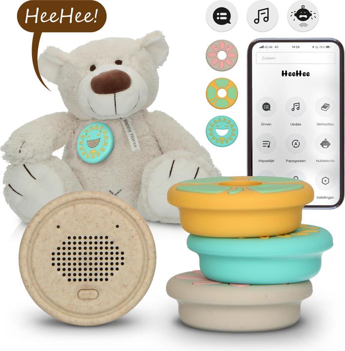 Actual product image Alecto Bluetooth Speaker+Teddy HeeHee (Baby Monitor Audio, 10 m)