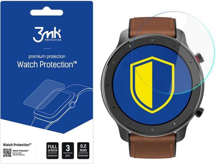 Produktbild 3MK hybrid glass Watch Protection FG for Xiaomi Amazfit GTR 47mm