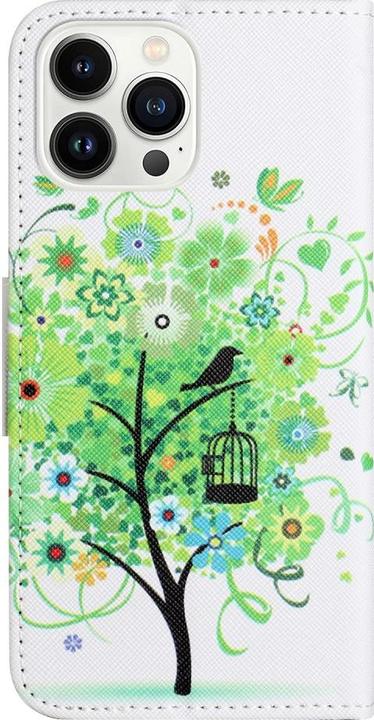 Immagine prodotto Ueli Express Custodia a libro per iPhone 15 Pro Max con tasca per carte di credito Verde Albero (Apple iPhone 15 Pro Max)