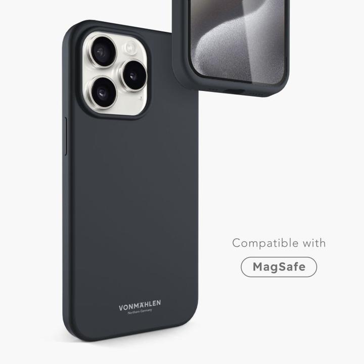 Immagine prodotto Vonmählen Eco Silicone Case for iPhone 15 Plus - Navy (Apple iPhone 15 Plus)