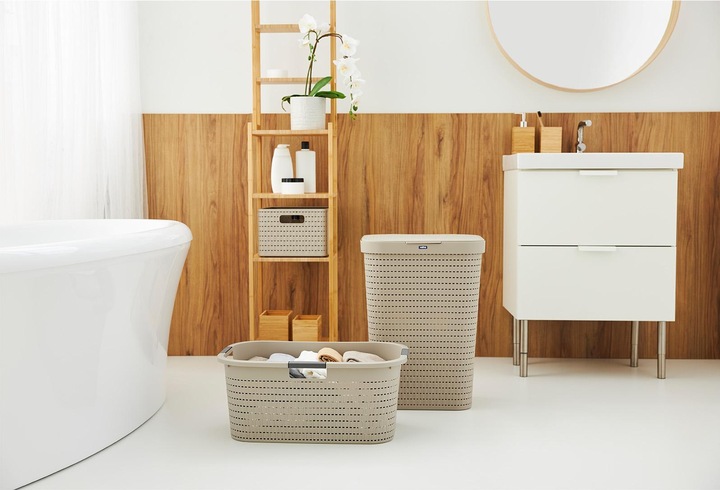 Actual product image Rotho Set of 2 laundry bins 55 l COUNTRY (55 l)