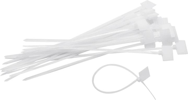 Actual product image Easy Work Cable ties with labelling (Plastic cable ties, 29.50 mm, 6 pcs.)