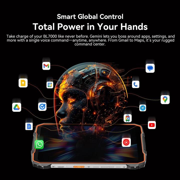 Actual product image Blackview BL7000 (Black, 5G)