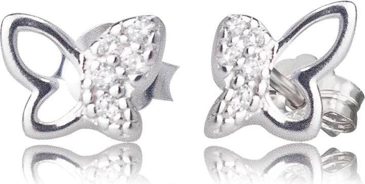 Produktbild Herzengel Ohrstecker Schmetterling (Silber)