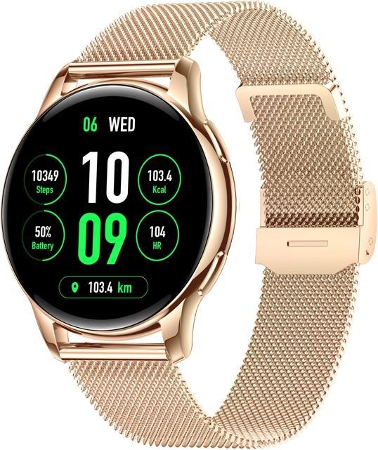 Actual product image Burga Veltori VT300-1 Damen-Smartwatch mit goldenem Armband