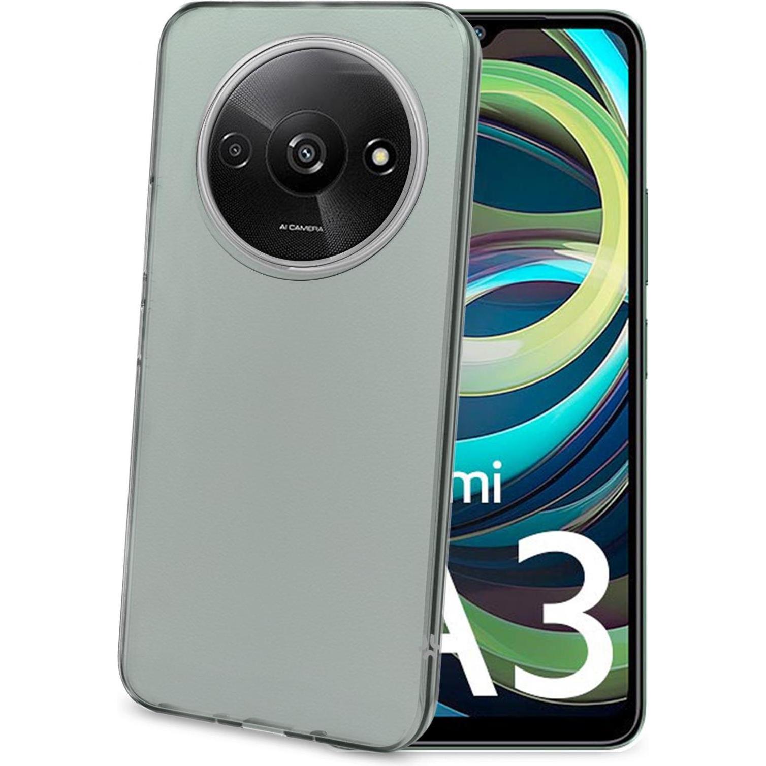 Celly Tpu Cover per Xiaomi Redmi (Xiaomi Redmi A3), Cover smartphone, Trasparente