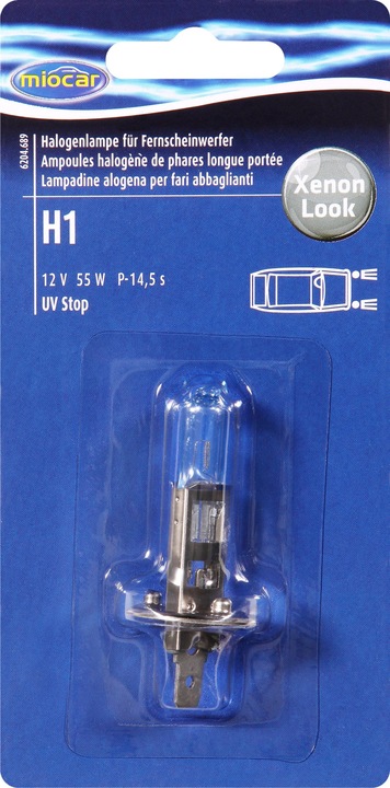 Produktbild Miocar Halogenlampe H1 XenonLook (H1)