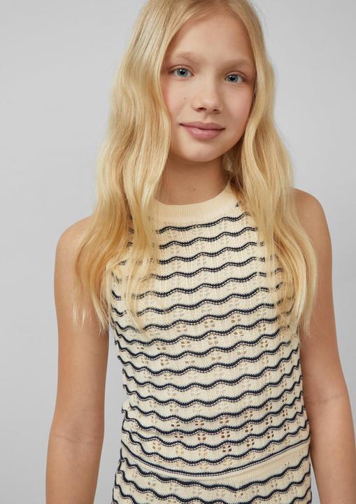 Produktbild s.Oliver Ajour-Stricktop im Slim Fit (134, 140)