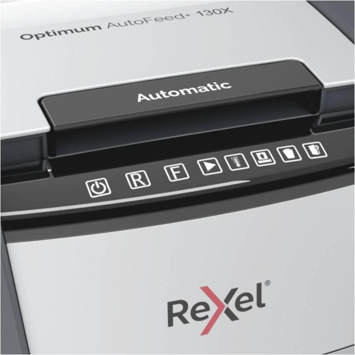 Immagine prodotto Rexel Trituratore Optimum AutoFeed+ 130X Taglio di particelle 4 x 28 mm 44 l Numero di fogli (max.): 130 (Taglio delle particelle)