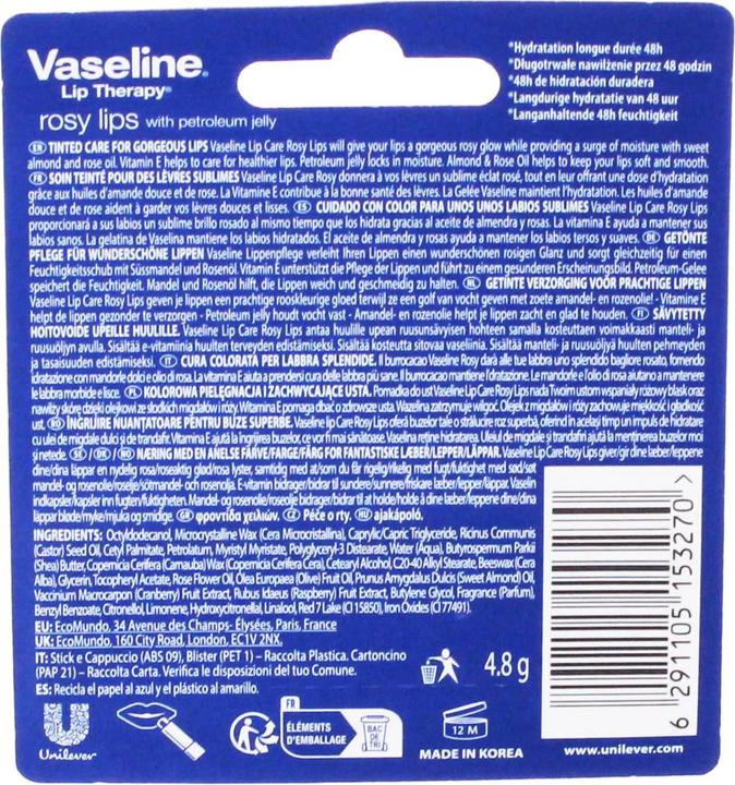 Actual product image Vaseline Rosy Lips (Tinted lip care)