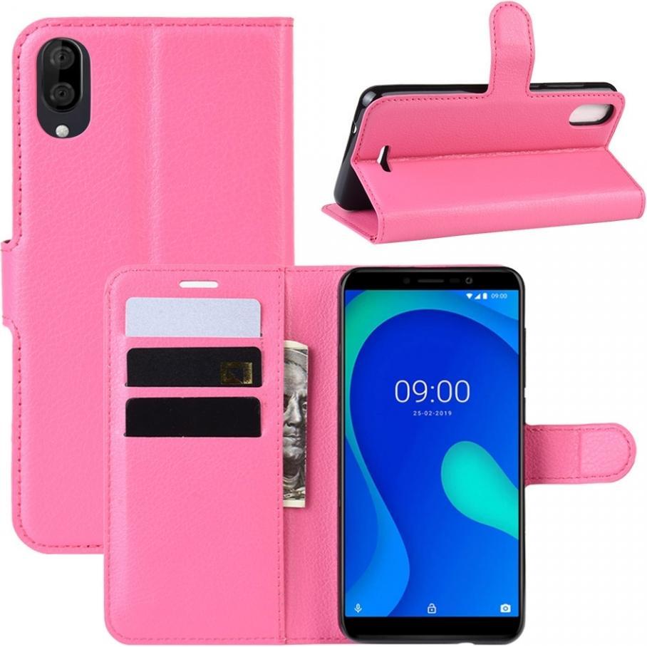 Screenguard Wiko Y80 Leather Guard Lederhülle (Wiko Y80), Smartphone Hülle, Pink