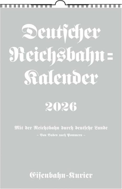 Produktbild DeutscherReichsbahnKalender2026
