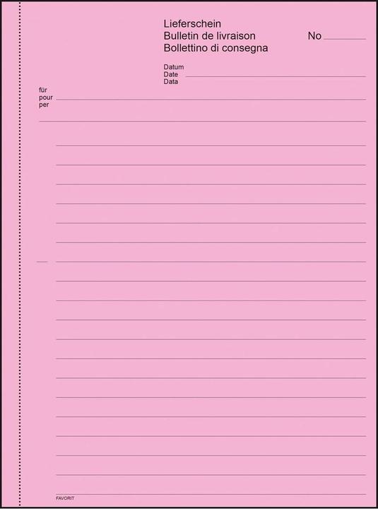 Immagine prodotto Favorit Libro di consegna della copia carbone con carta autocopiante (200x)