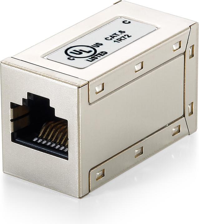 equip Connettore RJ45 1:1 B/B per cavo patch Cat.6 completamente schermato Assegnazione 1:1 (Accoppiamento di rete)