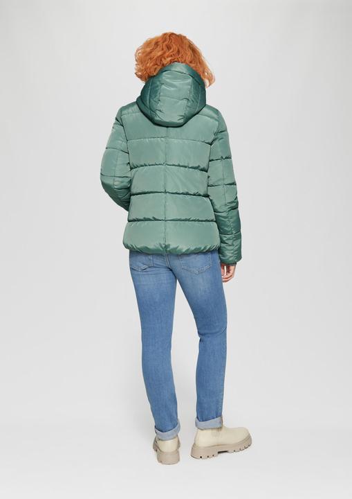 Actual product image S.Oliver Outdoor-Jacke Wattierte Steppjacke mit Kapuze (XXL)