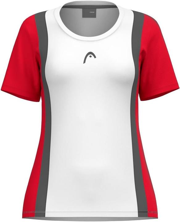 Produktbild Head Club 25 Tech T-Shirt Damen Rot/Weiss (M)