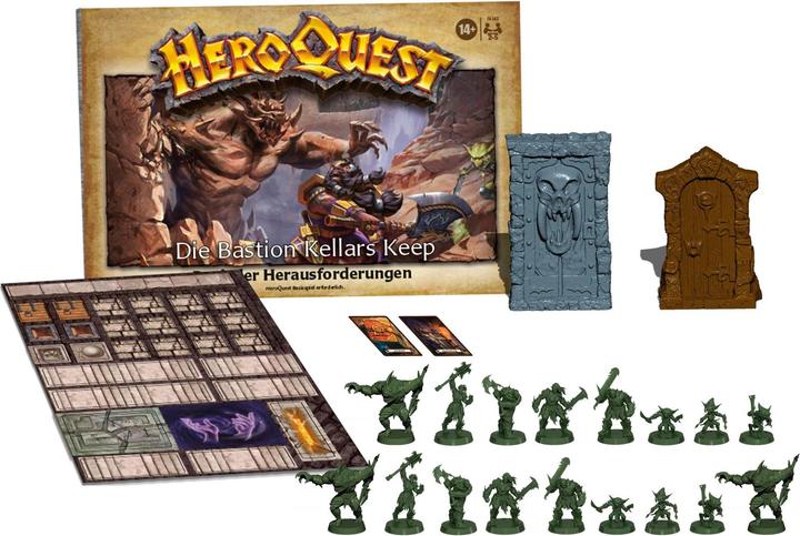 Actual product image Hasbro Gaming HeroQuest The Bastion of Kellars Keep adventure pack, ages 14+, HeroQuest base game... (German, 2 - 5 Players)