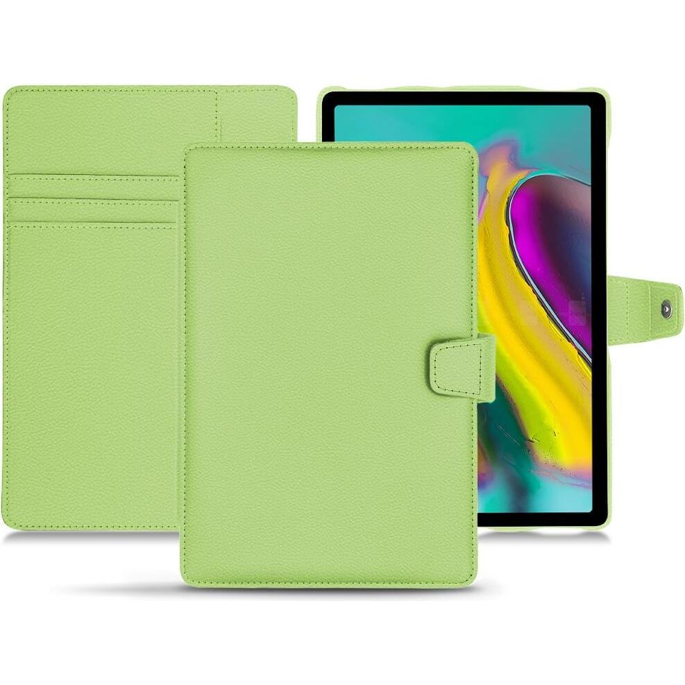 Noreve Lederschutzhülle Wallet (Galaxy Tab S5e), Tablet Hülle, Grün