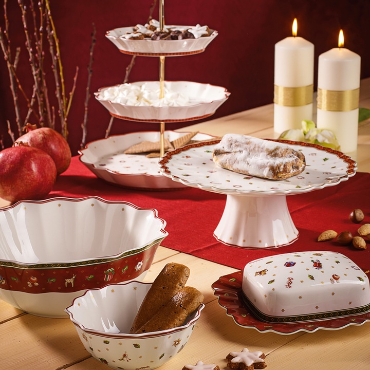 Actual product image Villeroy & Boch Cake plate on foot small Toy's Delight