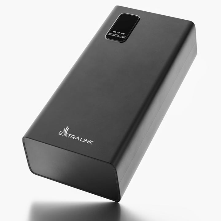 Actual product image Extralink EX.19515 power bank Lithium Polymer (LiPo) Black (30000 mAh, 22.50 W, 111 Wh)