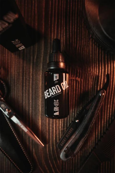 Produktbild Angry Beards Jack Saloon Bartöl (30 ml)